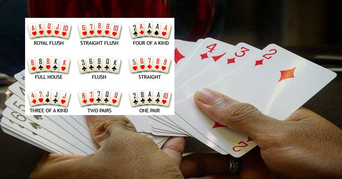 Thứ tự các tay bài trong Poker iWin